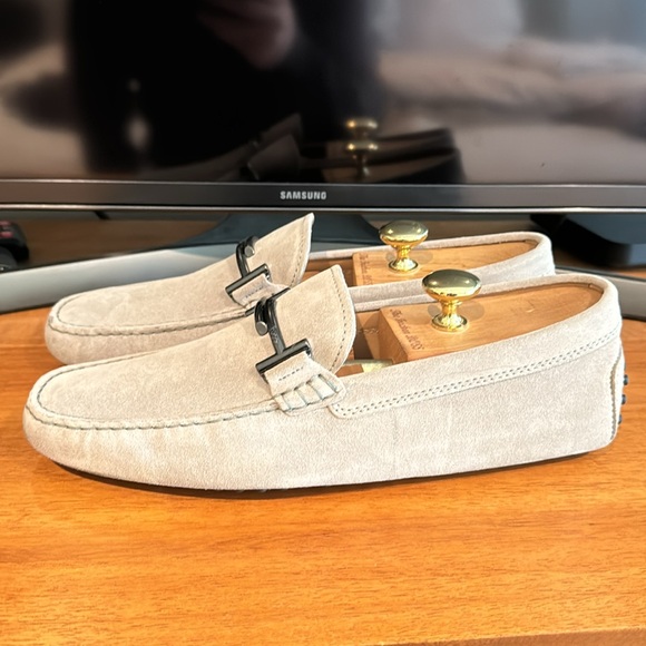 Tods mens drivers stone grey eu42 - Picture 3 of 6